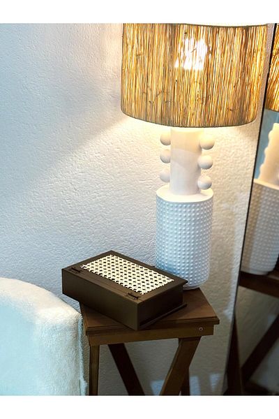 DEKORMED Hazeran Detailed Design Wooden Book Box - Decorative Box