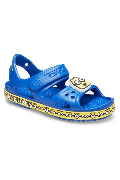 Crocs Sandale Crocs Fun Lab Crocband II Minions Sandal 19-20 EU - C4 US Albastru - Blue Jean