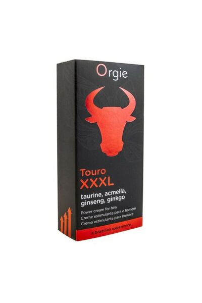 Orgie Erection cream, Touro, 15 ml