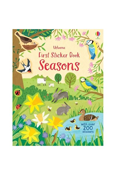 Usborne Publishing Carte cu stickere First Seasons, pentru copii cu vârsta de...