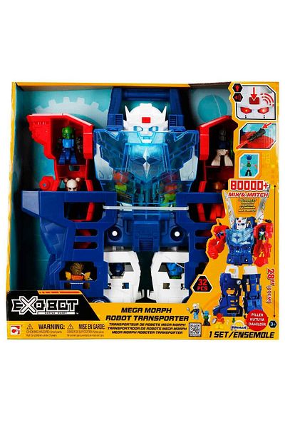 Chap Mei Exobot Mega Morph Transport Robot with Sound and Light 54 cm