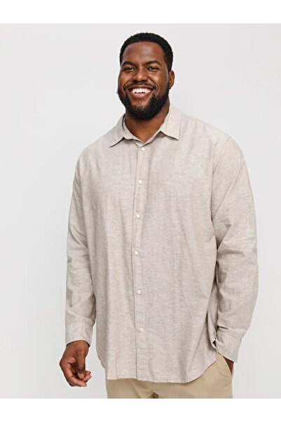 Jack & Jones JJEBREEZE LINEN BLEND KETEN GÖMLEK