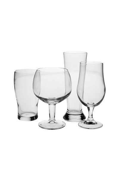 Excellent Houseware Set of 4 Hans Beer glasses, glass,