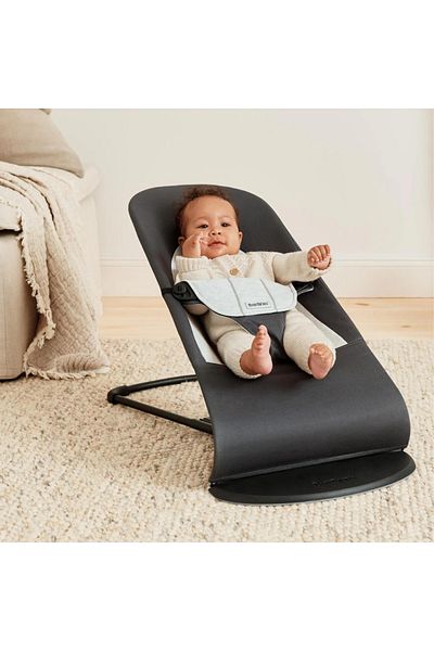 BabyBjörn Baby Bjorn balance soft knitted baby swing, Dark gray/Gray