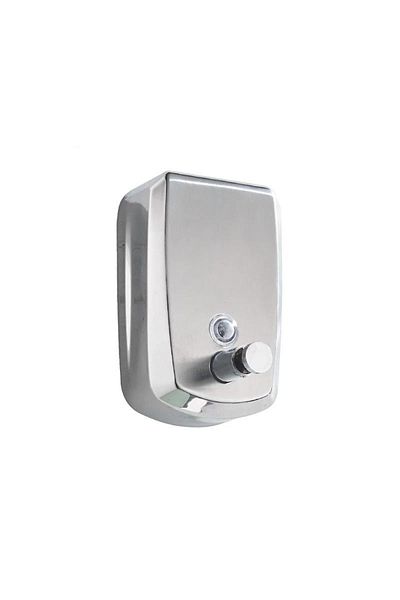 Trendy's Liquid soap dispenser 500ml satin stainless steel anti-vandalism key lock