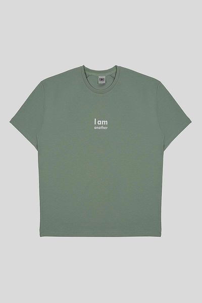 GMG FIRENZE تي شيرت رجالي أساسي مطبوع عليه I AM ANOTHER