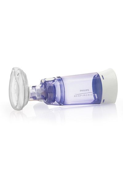 Philips Respironics Optichamber Diamond inhalation chamber, Philips Respironics, with mask 0-18 months