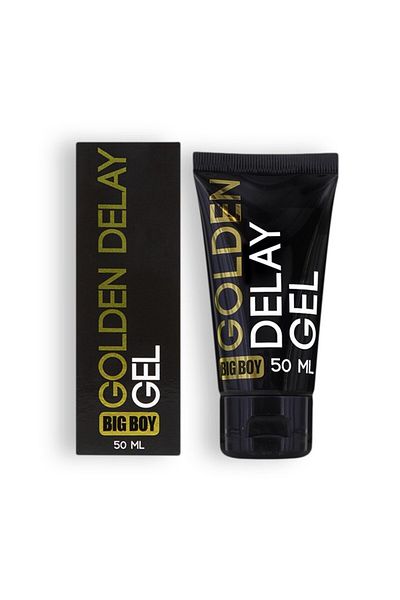 cobeco Gel de Intarziere pentru Barbati, Control si Placere Prelungita, Big Boy Golden Delay Gel, 50ml