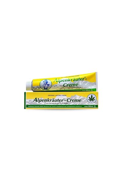 Herbamedicus Cremă cu ierburi alpine, ulei de canabis și gheara diavolului, 200 ml