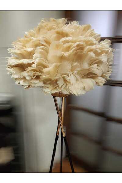 PELLE DESİGN Kuş tüylü Lambader