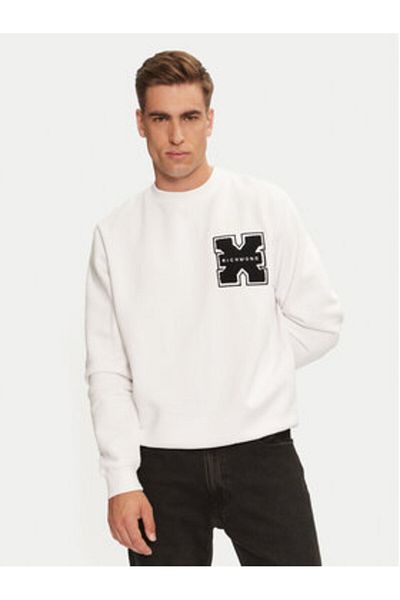 Richmond X Mens Sweatshirt UMA24034FE White