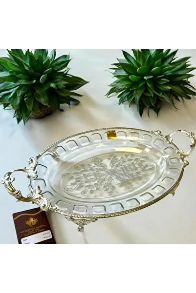 ROY KING Royking Footed Oval Presentation Plate 35X29X20X4Cm Crs162