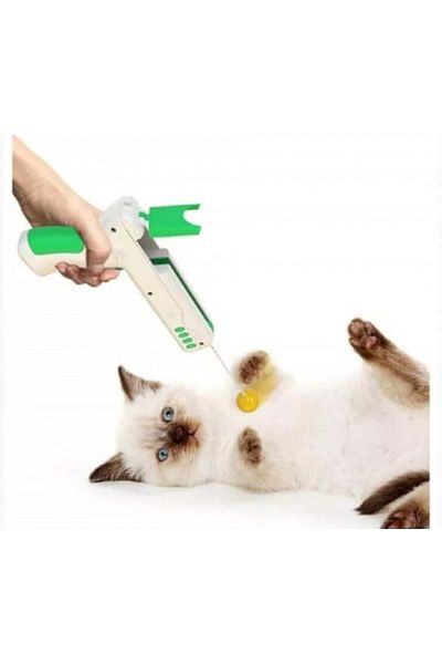 Blusmart Funny Cat Toy with 2 Interchangeable Heads