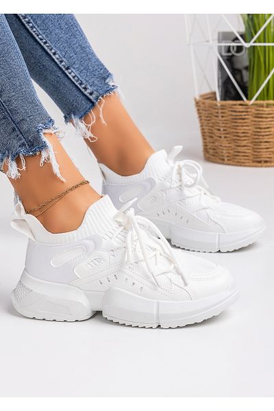 starlike Pantofi sport dama albi A089