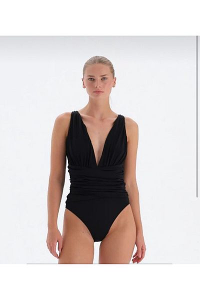 Eros Deep V-Necklace Stylish Design Recovery Quick Drying Women's Swimsuit