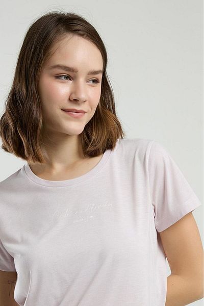Pierre Cardin Set pijamale de damă ecru cu guler cu decolteu în V din viscoză