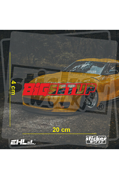 Sticker Works ملصق إعداد كبير