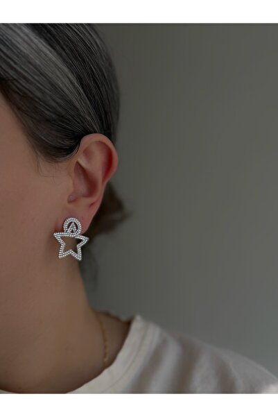 Owentis Steel Full Stone Star Prairie Earrings -No Tarnishing-