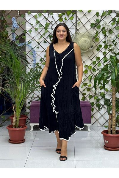 Punta Otantik Vl7051 Spanish Voile Dress Black