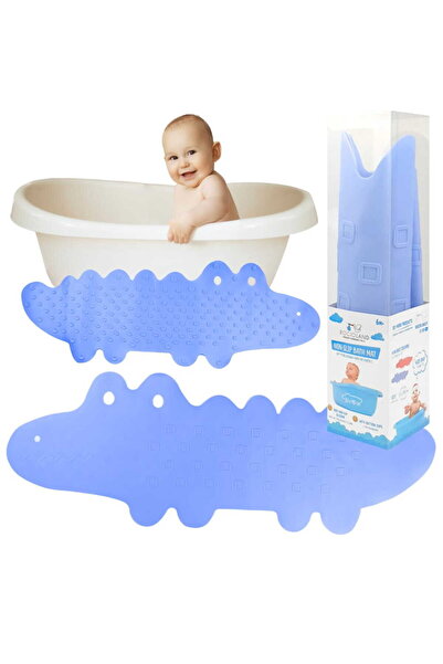 Bocioland Covoras de baie, Antiderapant, Cu ventuze, Silicon, 33 x 90 cm, Cro...