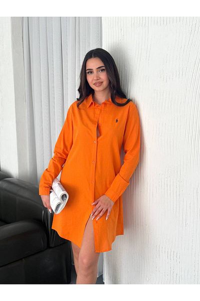 JESSE STORY ROCHIE TUNICĂ ȘI CĂMĂȘĂ DE IN FEMEI DETAIL DE BRODAT ȚESĂTURĂ 100% BUMBAC