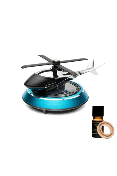 Otoviq Helikopter Araba Kokusu Mavi | Güneş Enerjili Oto Koku | Sıradışı Araç...