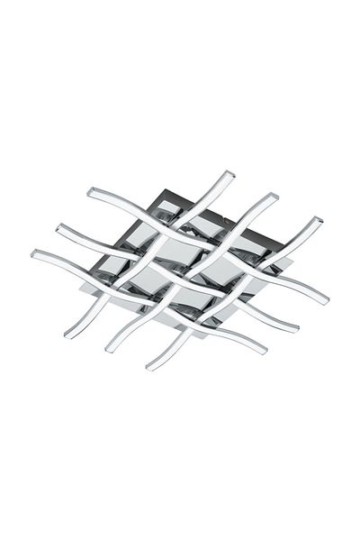 Eglo 95569 "Lasana 1" 50 cm Long Steel Chrome Wall Ceiling Luminaire