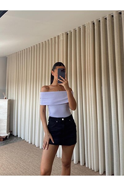 mydukkan.co Bluză cu mânecă zero cu guler Madonna