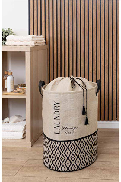 ALAS Бежева тканина, складна кошик для брудної білизни - дитяча іграшка-орган...