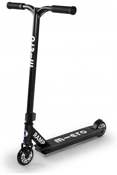 Micro Mx Ramp Beginner Stunt Scooter Black 5-12 Years Skatepark 2 Wheels Boy Girl Kids Children Scoo