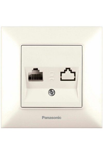 PANASONIC Simple Data Socket CAT6 Arkedia Slim Beige Panasonic