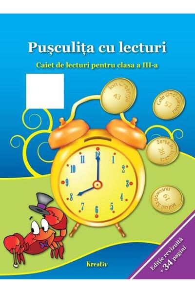 Editura Kreativ Pusculita cu lecturi. Caiet de lecturi pentru clas