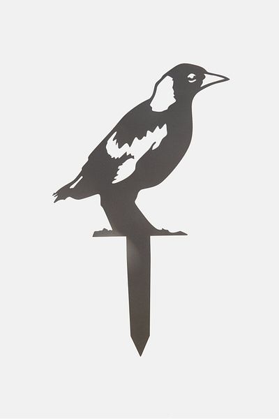 Evila Originals Metal Garden Decoration Bird 23 H x 21 L cm, Black