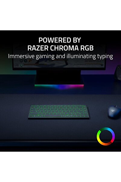 RAZER Joro Portable Wireless Gaming Keyboard/Compact/RGB/Bluetooth - Black