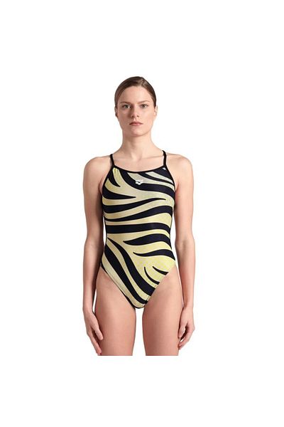 ARENA Multi Stripes Swimsuitalylace Back Women's Swimmer Swimsuit 007158560