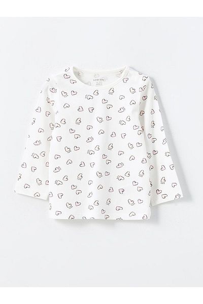 LC Waikiki LCW baby Crew Neck Printed Baby Girl Pajama Set