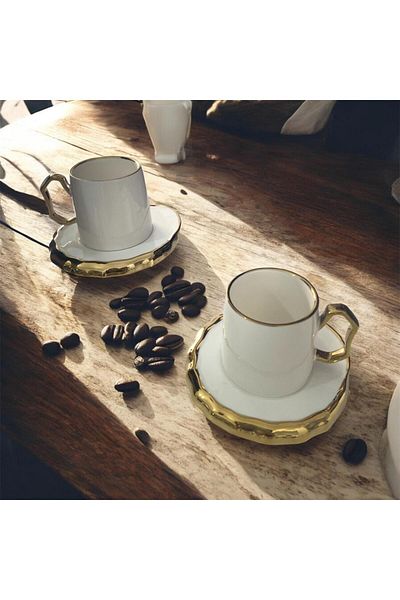 partridge store Summer Star Porcelain Large Size Coffee Cup Set of 2