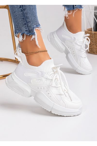 starlike Pantofi sport dama albi A089