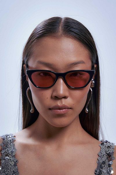 Bilge Karga Elmer Black Red Sunglasses