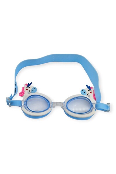 BERMUDA Children's Swimming Goggles Pony with Silicone Carrying Bag - 9014