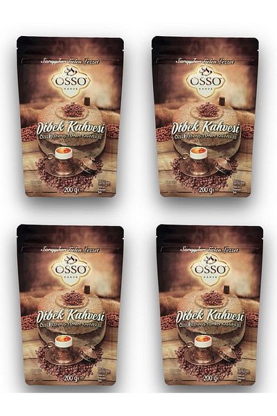 Osso 4-Pack Dibek Coffee (4X200=800Gr)