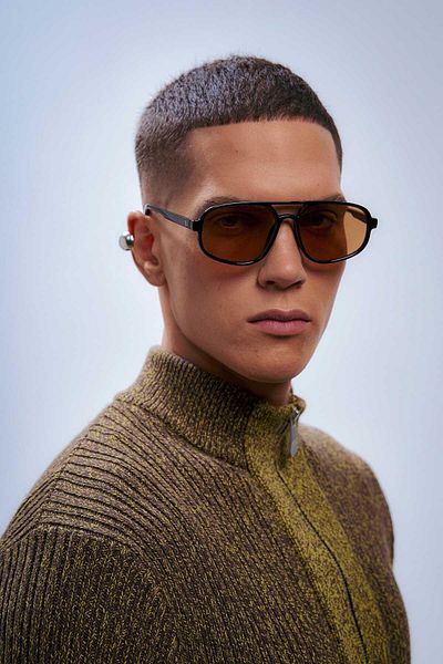 Bilge Karga Robert Black Brown Men's Sunglasses