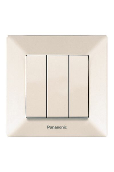 PANASONIC Triple Switch Arkedia Panasonic Beige