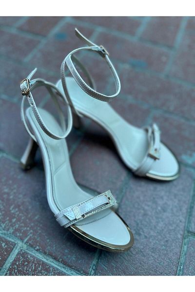 MİSS PARK MODA Patent Leather Single Strap Women's Shoes