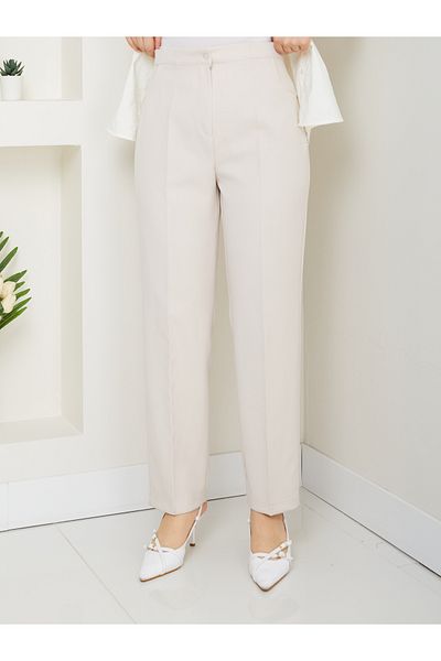 Moda İncir Plus Size Pants with Pockets