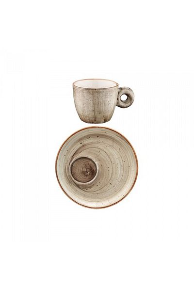 Bonna TERRAIN Espresso cup and saucer set 12cm 70ml (ATR BNC 01ESP-F / ATR BNC 01ESP-T)
