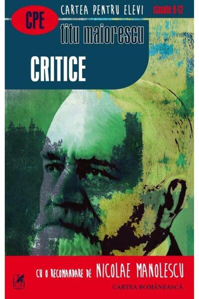 Editura Cartea Romaneasca Educational Critice, Titu Maiorescu