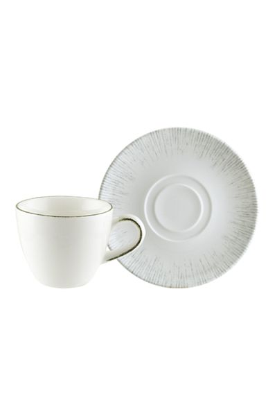 Bonna IRIS Coffee cup and saucer 80ml (IRS GRM 02KT/E103 RIT 02KF)