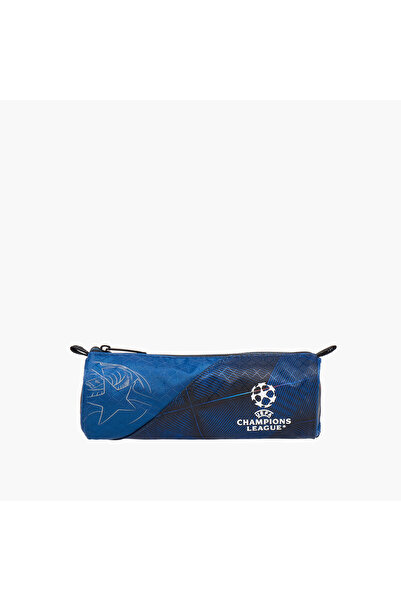 CHAMPIONS League Printed Pencil Pouch with Zip Closure