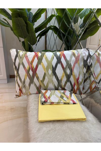 micoton Double Sheet Pillow Set 100% Cotton